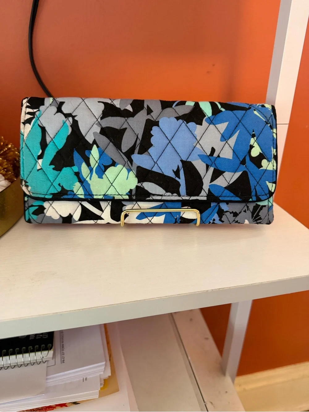 VERA BRADLEY Quilted Floral  Tri-fold Wallet(NWT)
